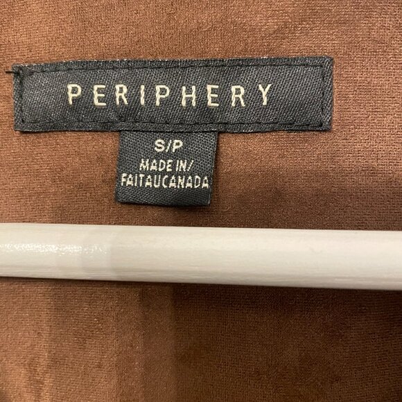 NWOT Periphery Epic Vegan Suede Vest - Picture 8 of 9